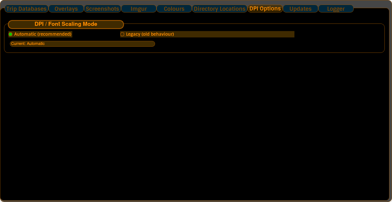 DPI Options