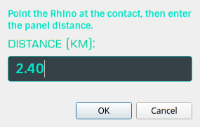 Estimator dialog